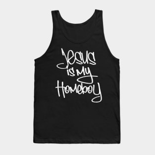 Jesus is My Homeboy -- 80s Retro Tank Top